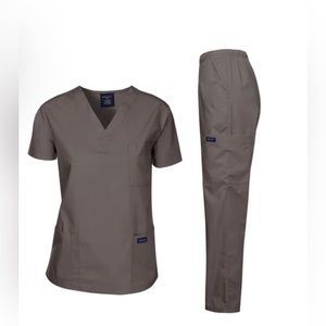 NEW IN PACKAGE - DAGACCI UNISEX MEDICAL UNIFORM SET (PEWTER)
